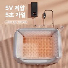 Mochae 반려동물 하우스 온열매트 강아지 고양이 전기장판 3단 온도조절 고양이집 방수 전기담요, 브라운