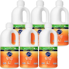 [케이스 판매] 큐큐트 식기용 세제 긴 떡 거품이 퍼 굉장히 실감 오렌지, 1개