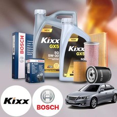 그랜저TG(05~11) 2.7 가솔린 킥스 GX5 SQ 5W30 엔진오일필터세트 5리터