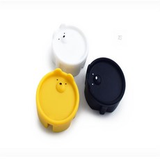 토탈셀링 곰돌이 콘센트 구멍 커버 콘센트구멍안전마개, 하양