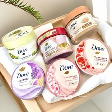 Dove 多芬 櫻花甜香 去角質身體磨砂膏 298g / 50g, 1個