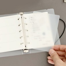 M5 5공 다이어리 인덱스 반투명 속지 내지 미니 감성 다꾸, 01 : 반투명 인덱스