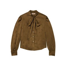 트윈셋 플로럴 자카드 셔츠