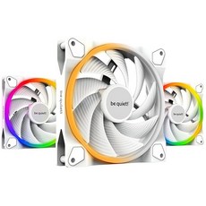 Be quiet! Light Wings 화이트 140mm PWM 고속 트리플 팩 프리미엄 ARGB 냉각 팬 | 4핀 | BL103, 3 x 140mm, White, PWM High-Speed