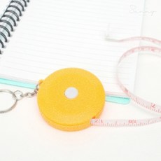 CoCoPink / BB 미니줄자 열쇠고리 1.5M 오렌지 1P, 1개