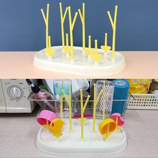 간편조립 젖병 물병 텀블러 컵 건조대 좁은부엌 물받침쟁반 물빠짐