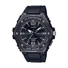 Casio 헤비 듀티 아날로그 시계, MWA-100HB-1A, Black/Black