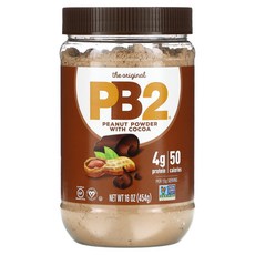 PB2 Foods PB2 프리미엄 초콜릿 함유 16 온스 (453.6 그램) 1팩, 454g, 1개