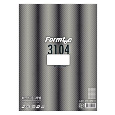 [Formtec] 폼텍 바코드용 라벨지 일반형 LS-3104 [백색/27칸/100매] [사이즈 62.7*30.1mm] (바코드용/용지규격A4/잼프리/다매급지현상 최소화 기술), LS-3104[27칸/100매]