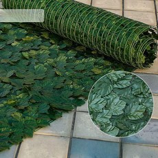테라스 가림막 가짜 덩굴 나뭇잎 벽 담장 장식 베란다 다크 페파니 리프 1mx3m, 다크메이플 잎사귀 [1m x 1m]