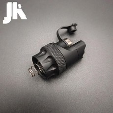 에어소프트 손전등 테일 캡 스위치 스카우트 라이트 메탈 엔드 전술 스포트라이트 기능 압력, 11. Dual Function Switch, 1개