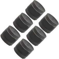 스쿼시그립 손잡이 핸들 테니스 스쿼시 낚시 자전거를 위한 배드민턴 라켓 오버그립 착용 통기성 6Pc, Black