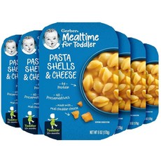 유아용 파스타 쉘 앤 치즈, 12개, 170g