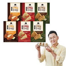 [바로끼니]윤형빈의 직화황금 단백질 주먹밥 110g 3종 6팩 (불닭 2 갈릭 2 차돌 2)