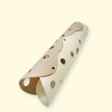 캣튜디오 고양이터널 숨숨집 캣터널 펠트 치즈 터널 오리지널(L), 1개, 크림치즈(아이보리/브라운) L