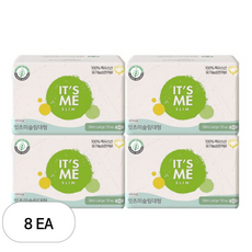 잇츠미 유기농 순면커버 슬림 생리대 날개형, 10개입, 8개, 대형