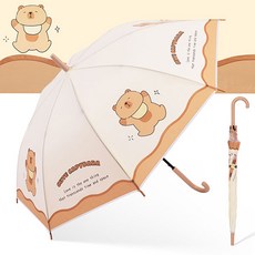 아딜렌 카피바라 귀여운 장우산 가벼운 캐릭터 학생우산