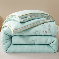 大豆纖維 子母被 二合一加厚保暖被芯, 綠色, 子被3斤母被5斤