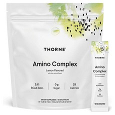 Thorne 綜合胺基酸補充粉隨身包 檸檬風味 30條入, 1個, 234g