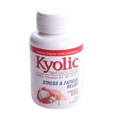 Kyolic GABA維他命B陳蒜萃取保健錠, 100 件, 1個