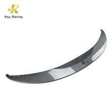 BMW 3 시리즈 M3 E90 E91 E92 E93 2006-2013 프론트 립 앵글 스플리터 에어 인테이크 장식 호환, 카본 룩 립