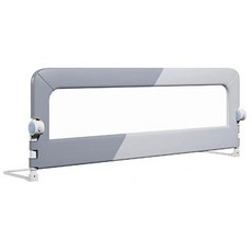 嬰兒床護欄 可升降調節 免打孔更方便, 豪華款加大U型底座+防縫帶 150cm