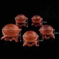 수정구 구 구체 돌 가정 훈장을 위한 산성 지점 나무 진열대 기초, 3cm, Acid Branch Wood