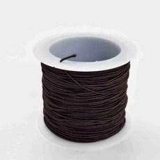 팔찌제작 나일론줄 고무실 브라운 20m 수공예줄