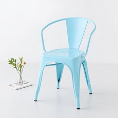 마켓비 525 빈티지의자 1027D 라이트블루, 기본상품