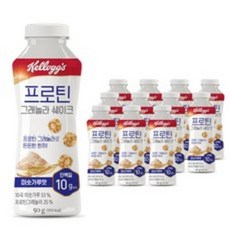 켈로그 프로틴 그래놀라 쉐이크 미숫가루맛, 50g, 3개