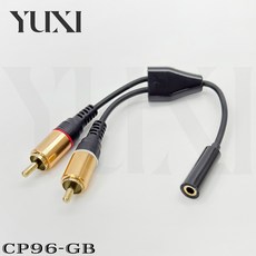 現貨 3.5mm 母頭 對 雙RCA 梅花頭 AV轉3.5母頭 一分二 Y線 音源線 播放線 轉接線 RCA音源線, 1個, 雙RCA母 轉3.5母頭 30公分,一條包裝
