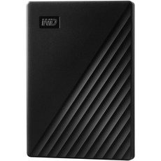 WD 5TB 외장 하드 드라이브 마이 패스포트 휴대용 랜섬웨어 방지 비밀번호 보호 기능 백업 소프트웨어 내장 USB 3.1 USB 3.0 호환, PC, 검은색