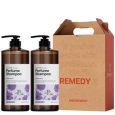메디레머디 퍼퓸 샴푸+샴푸 화이트머스크 선물세트 1000ml, 1세트