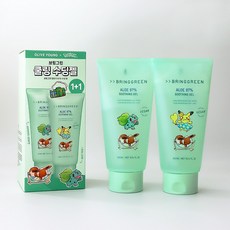 브링그린 알로에 97% 수딩젤, 2개, 300ml 2개, 300ml
