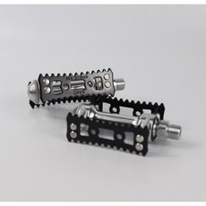 MKS 실반 트랙 페달 스트림 바이크 고정 기어 자전거 라이딩 도로 단일 속도 알루미늄 합금 블랙 실버 페달, SYLVAN STREAM Black, 1개