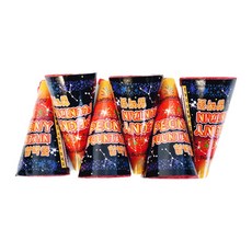 저소음 불꽃놀이 폭죽 스파클라 분수, 꼬깔 분수 1box