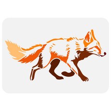 PET 핸드페인팅 미화 스텐실 기하학적 추상 패턴 가구 벽면 핸드메이드 DIY, 폭스 370, 1개