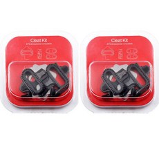 make speed 兼容式騎行鞋夾板組, 2入, 黑色