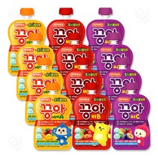 해호 아이배냇 끙아 과일야채주스 3종 에이A+비B+씨C, 12개, 80ml