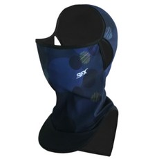 국산 쿨터치 바이커 여름 바라클라바 쿨링 자외선 차단 마스크, XL, 포인티어블루