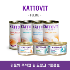 카토빗 주식캔 & 드링크 고양이 습식사료 음료수 맛보기, 1개, 795ml, 7종콤보