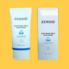 [제로이드] 이지 워시 마일드 선크림 SPF30/PA++++ 50ml, 1개 1개