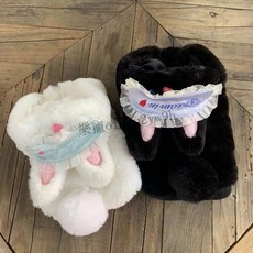 寵物衣服 貓咪衣服 貓咪秋冬季保暖衣服 毛絨絨兔子耳朵寵物衣服貓咪秋冬保暖外套小兔狗狗加絨棉衣, 奶白兔子球球, 1個