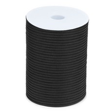 100m 샤프트 장착 550 군용 게이지 7 코어 우산 로프 4mm 낙하산 팔찌 땋은 와이어 텐트 풀 윈드, Black