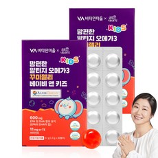 비타민마을 금쪽같은내새끼 맘편한 알티지 오메가3 꾸미젤리 베이비 앤 키즈 비타민E, 2개, 30정