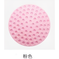 矽膠球形防撞門墊 加厚靜音門後牆面防撞角墊, 1個, 圓型防撞門墊 粉色