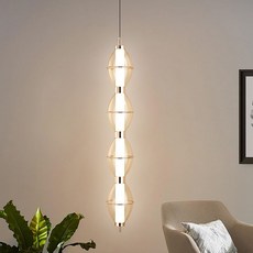 LED 50W三色變光吊燈，廚房餐廳燈具，節能省電，簡約時尚設計, 啞黑電鍍法國金、茶色
