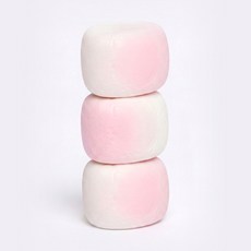 1+1+1 빌리네집 마시멜로빵 말랑이 스퀴시 슬랑이 촉감 장난감 파스텔 쫀득볼 스퀴지, 1세트, 핑크