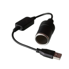 발통마켓 5v 12v 변환 시거잭 USB 변환기 컨버터 전원케이블 승압 케이블, 12V5V변환시거잭 1개, 1개