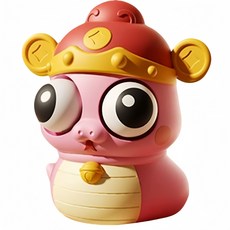 爆眼捏捏樂紓壓玩具 可愛造型 趣味爆眼設計 柔軟材質 辦公室紓壓小物, 粉, 1個